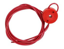 Universal Valve Lockout Component - Cable Attachment with 8' Sheathed Cable