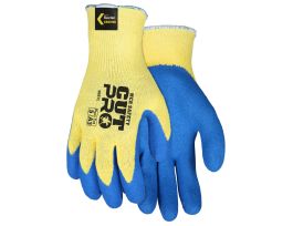 BEAR KAT 13GA KEVLAR BLUE LATEX DIP PALM/FINGERS