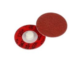 3M™ Cubitron™ II Roloc™ Durable Edge Disc 947A, 120+ X-weight, TR, 1 in, Die Q100N, 50/Carton, 200 ea/Case