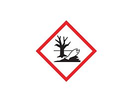 GHS Label, Environment Pictogram, 1" x 1", adhesive paper, 500/roll