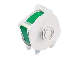 GlobalMark High Performance Polyester Labels 1.125 in W x 100 ft L Green