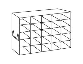 Upright Freezer Rack for Standard 2" Boxes, 5 x 6 Array