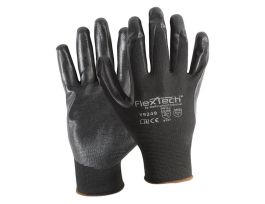GLOVES BLACK NITRIL PK12