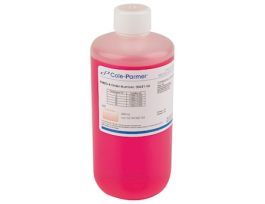 Traceable pH Standard Buffer with Calibration, Red, pH 4; 500 mL