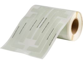 BradyGlo™ Marking Tape L-Shaped Corner Marks - Anti-Skid  Polyester, Solid Color, Green Glow, 1"x9"