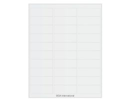 LABEL 2.63X1IN CRYO LASER SHEET WH