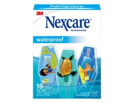 Nexcare™ Waterproof Bandages Oceanic Collection 597-16OC, 1.06 in x 2.25 in (26 mm x 57 mm)