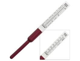 Triple Scale Beer and Wine Hydrometer, Shatterproof Plastic; 1-1.15 SpGr, 0-35 Brix, 0-20% PAV