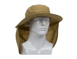 EZ-Cool Evap. Cooling Ranger Hat Neck Shade, Khaki, XL