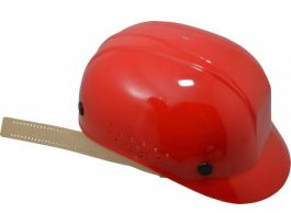 Deluxe Bump Cap - Low hazard, Vented, 4-pt suspension, Red