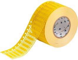 Cable Marking Tags 0.41 in H x 2.2 in W Yellow 2500/RL