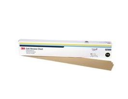 3M™ Gold Abrasive Sheet, 02569, P150 grade, 2 3/4 in x 17 1/2 in, 50 sheets per sleeve, 5 sleeves per case