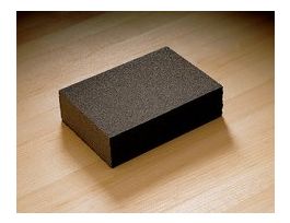 3M™ Wood Sanding Sponge PN51065, Med Bulk, 3 3/4 in x 4 3/4 in x 1/2 in