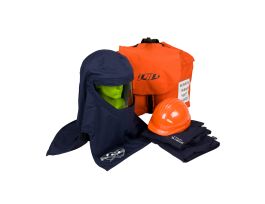 33 Cal Kit, Jacket, Overalls, Hard Hat, Hood, Backpack, Safety Glasses, 5X