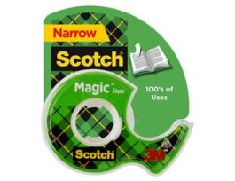 Scotch® Magic™ Tape 122, 3/4 in x 650 in x na in (19 mm x 16,5 m)