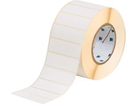 Paper Labels with Rubber Adhesive 1 in H x 3 in W White 3000/RL