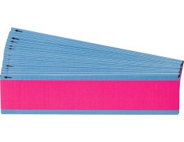 NEMA Wire Marker Repositionable Vinyl Cloth 1.50in H x 0.25in W Pink PK/25 Crds