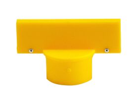 Post Sign Adapter - Small, Yellow