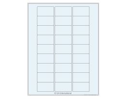 LABEL 2X1.125IN CRYO CLEAR LASER SH 1PK