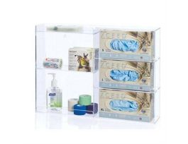VWR - TRIPLE GLOVE DISPENSER W SHELVES