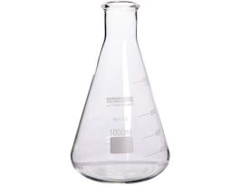 Erlenmeyer Flask, Glass, 3000 mL, 1/pk