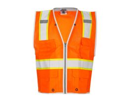 VEST HEAVY DUTY CLASS 2 PESR LIME/OR 4X