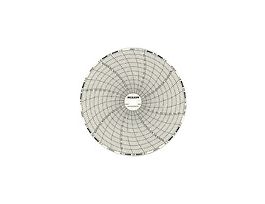 Chart Paper for 6" Circular Recorders; 7 day, 0 to 185F