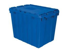 CONTAINER ATTACHED LID 17 GAL BLUE