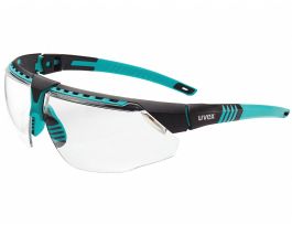 UVEX AVATAR TEAL/BLACK FRAME CLEAR LENS HYDROSHIELD ANTI-FOG COATING
