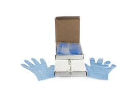 GLOVE TWIRL'BLUE GAMMA STERILE PE BLUE