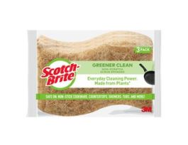 Scotch-Brite® Greener Clean Non-Scratch Scrub Sponge 97033, 8/3