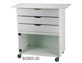 CART EXTRA WIDE LAB HDPE 36X17X34.5IN