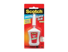 Scotch® Super Glue Gel in Precision Applicator, AD125, .14 oz (4 g)