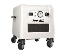 Jun-Air Oilless Piston Air Compressor w/ Dryer & Sound Proof Cabinet, 4 L, 120V