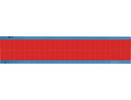 NEMA Wire Marker Repositionable Vinyl Cloth 0.75in H x 0.25in W Red PK/25 Crds