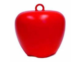 BIG APPLE RED 9IN H X 9IN W