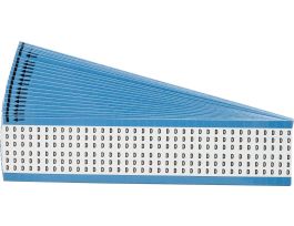 Alphabetical Vinyl Cloth Upper Case Wire Marking Cards, D 900 Total