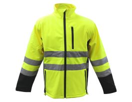 Boss® ANSI Type P Class 2 Waterproof Softshell Jacket, Yellow, 2X