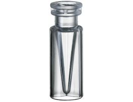 Snap Top Vial with Fused Silanized Glass Insert, Polymethylpentene, 0.2 mL, Neck Dia. 11 mm; 1000/pk