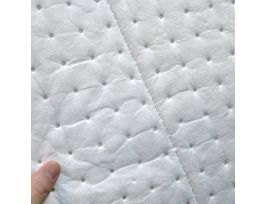 Premium Oil-Only White Spill Pad, Heavy-Weight, 16" x 18", 100/Case