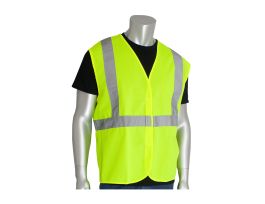 Class 2 Solid Vest, No Pocket, H&L Closure, 2in. Tape