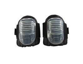 Clear Flat Cap Gel, Clear on Black, OSFM Anti-Slip Ridges, Flat Surface