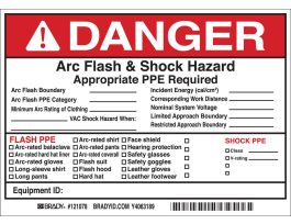 THINNER Labels, Red on Yellow, 3" H x 7" W x 0.006" D