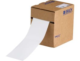 ToughStripe® Floor Marking Tape Roll -  Polyester, Solid Color, White, 3" x 100'