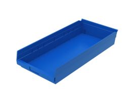 BIN SHELF BIN 23-5/8 X 11-1/8 X 4 BLUE
