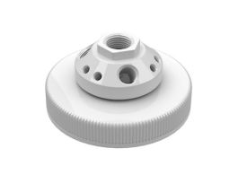 Solvent Waste Manifold, PTFE, 100-415, 1x1/2"NPT, 3x1/4"NPT, 6x1/4-28UNF; 1/EA