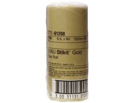 3M™ Stikit™ Gold Disc Roll, 01208, 6 in, P220, 75 discs per roll, 12 rolls per case