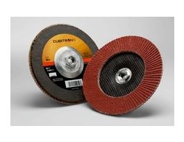3M™ Cubitron™ II Flap Disc 967A, 60+, T27 Quick Change, 7 in x 5/8"-11, 5 ea/Case