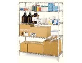 SHELF WIRE W/PL SLIT SLEEVE SS 21X30IN