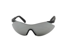 Wilco, Slv Mir Lens, AS, Blk Tmpls, Ribbed Rubber Nose Pc